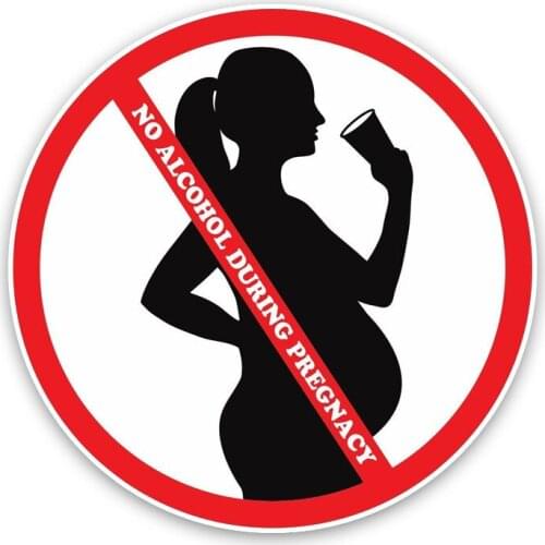 14cm*14cm Alcohol-free Personalized Pregnant Mom Car Sticker PVC High-quality Body Decal Personalized Waterproof Decoration