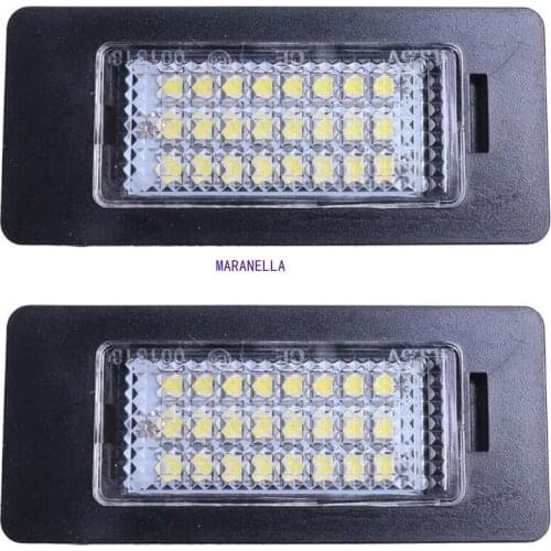 2PC 24 LED Car License Number Plate Light Lamp For BMW E90 M3 E92 E70 E39 F30 E60 E61 E93