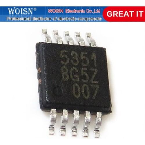 2pcs/lot SI5351 SI5351A-A-GTR 5351 SI5351A-B-GTR MSOP-10 In Stock