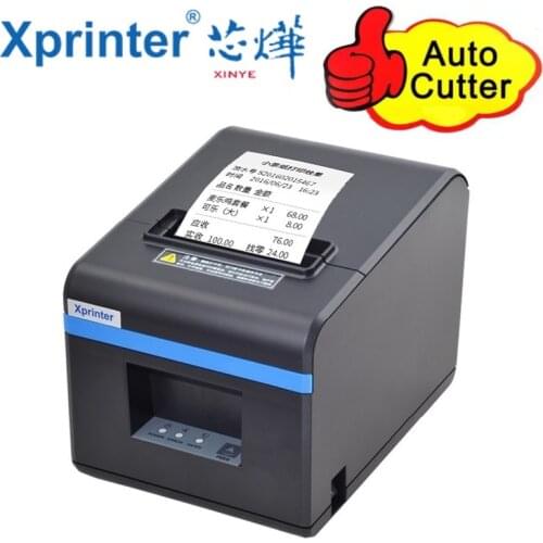 80mm Thermal Printer Kitchen Restaurant Medical Ticket Printer With Auto Cutter USB and Ethernet Receip Printer
