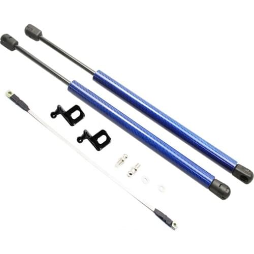 Carbon Fiber Lift Support Damper for Jeep Compass MP/552 2017–2021 Auto Front Hood Bonnet Modify Gas Struts Gas bars Shock