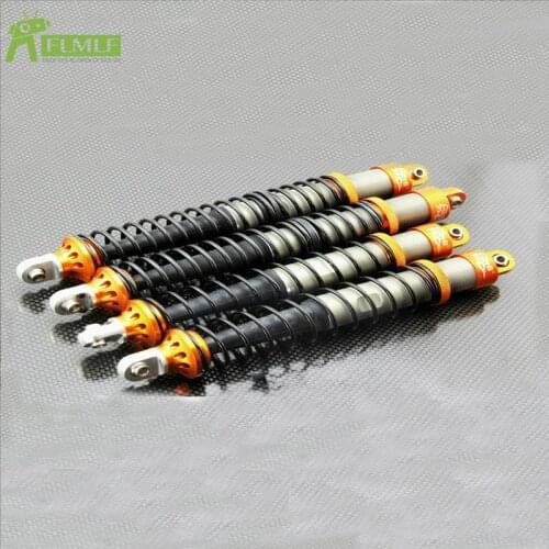 Alloy CNC 6mm Front and Rear Shock Absorbers 4PCS/1Set Fit for 1/5 GTB Racing HPI ROFUN ROVAN KM BAJA 5T 5B 5SC Toys Games PARTS