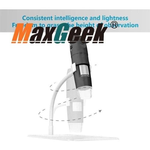 Maxgeek 200MP Digital Microscope Wireless WiFi 1000X USB Magnifier For IOS iPhone/Andriod