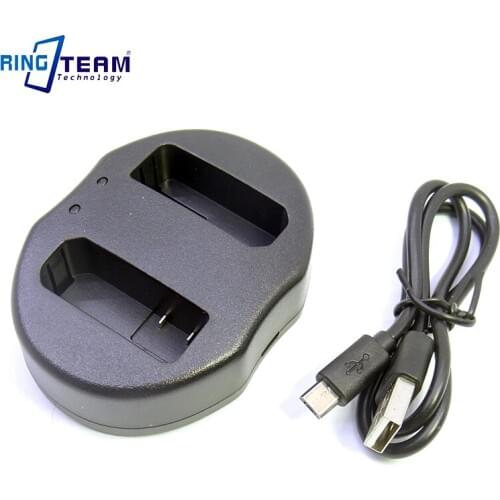 EN-EL14 USB Dual Charger for Nikon Digital Cameras Coolpix P7800 P7700 P7100 P7000 D5500 D5300 D5200 D3200 D3300 D5100 D3400 Df