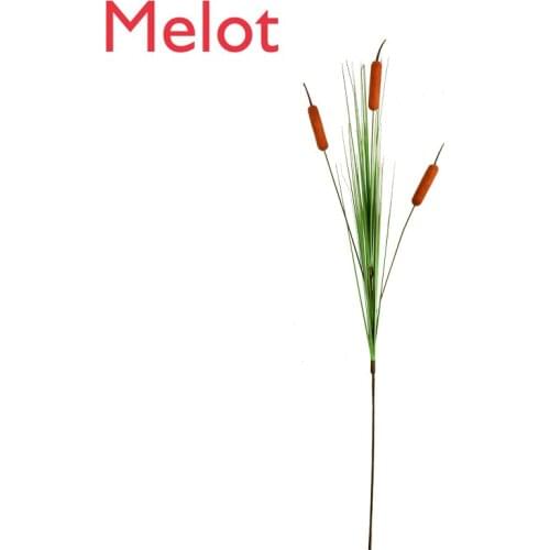 Reed Grass Artificial Flower Dogtail Grass Large Bunches Floor Fake Flower and Grass Home Living Room Mall Ornament Furnishing