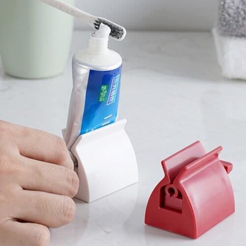 Creative Tooth Paste Squeezer Toothpaste Holder Rolling Toothpaste Squeezer Bathroom Accessories Set Tube Toothpaste Dispenser