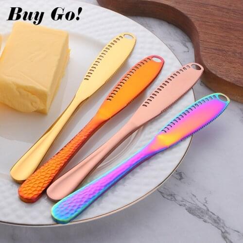 1PC Multifunction Stainless Steel Butter Knife Cream Knife Western Bread Jam Knife Cream Cutter Utensils Cutlery Dessert Tool