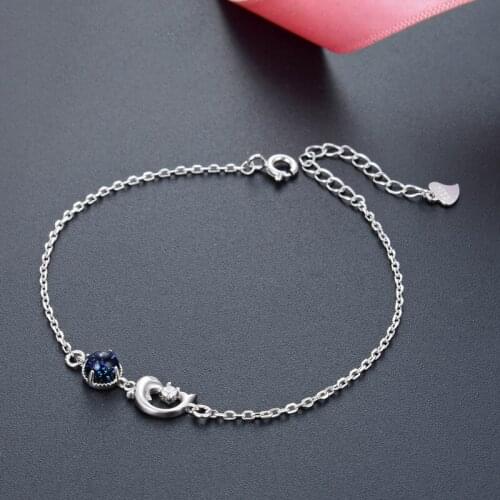 Fashion Bracelet For Women Genuine 925 Sterling Silver Bracelet Jewelry Accessories Anniversary Gift For Lady Party Decoration