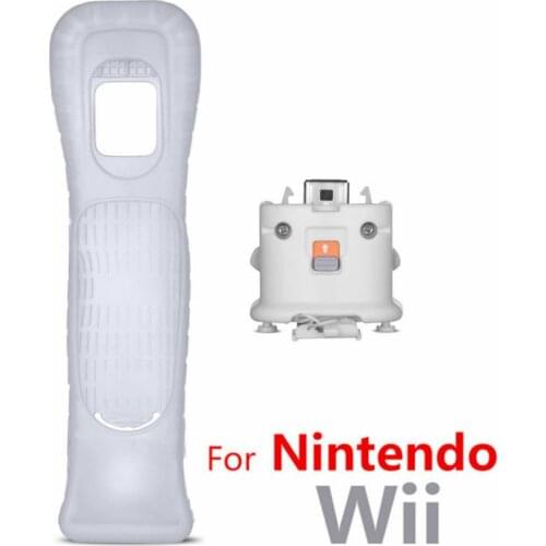 Suitable For Nintendo Wii MotionPlus Motion Enhancer Handle Intensifier Remote Motion Plus Sensor Enhancer White Color