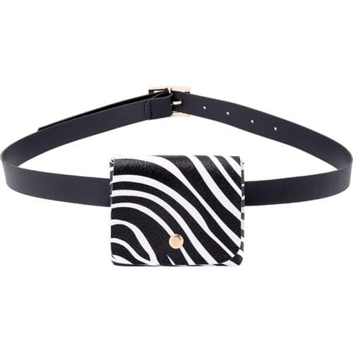 Waist Packs Bag Women Snake Print Leopard Print Bags And Belt New Fashion Waist Bag Ladies Casual Belt Women Phone Waist Packs