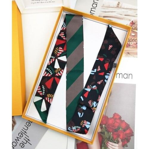 Little Monsters Print Ribbon Decration Scarves Hair Band Neckerchief Bandeaus Riband Scarf Bags Wraps Fashion Choker BD196