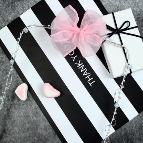 Cake topper banner for DIY Cupcake Wrapper Baking Cup birthday/wedding party bar Table decoartion metal arch bowknot light Wh