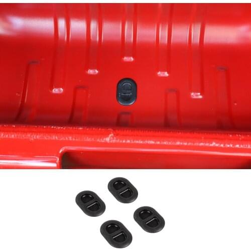 Universal Car Chassis Waterproof Rubber Stopper Oval Rubber Plugs For Jeep Wrangler JL JK TJ Car Accessories