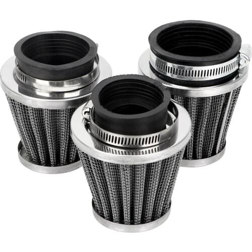 Universal Motorcycle Mushroom Head Air Filter 39/42/50/mm Caliber Size Clamp On Air Filter Cleaner Motorcycle Accessories