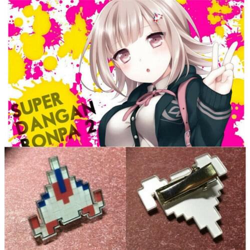 Anime Cartoon Dangan Ronpa Danganronpa 2 Chiaki Nanami Cute Plane Hairpin Hair Clip Halloween Cosplay Cute Hair Clip Gift