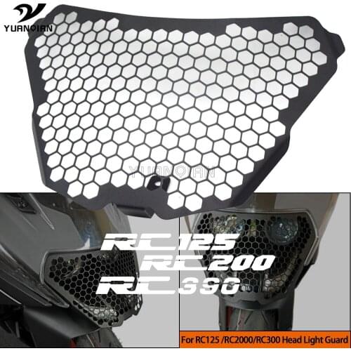 Motorcycle Headlight Protector Grille Guard Cover Protection Grill For RC125 RC200 RC390 RC 125 200 390 2014-2020 2015 2016 2017