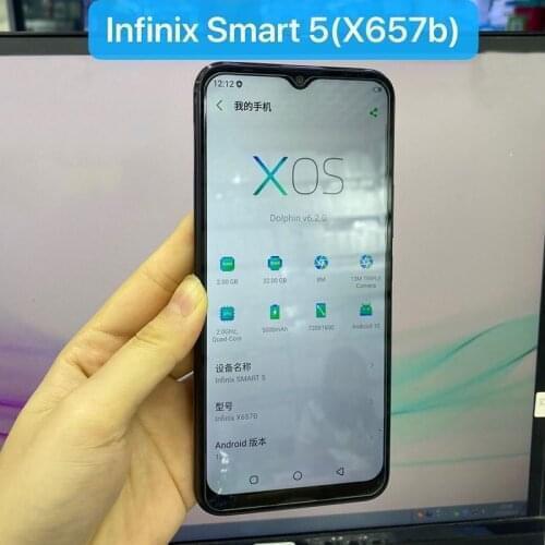 10PCS 21D Full Glue Tempered Glass For Infinix Smart 5 X657b 10H Full Screen Cover Screen Protector Film For Infinix X657b