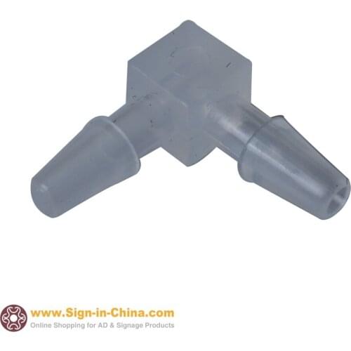 10pcs/lot Two-way Tube Fitting For I.D 3.5mm / 3.7mm / 4mm Tube