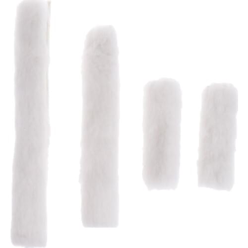 4pcs Durable Comfortable Horse Bridle Fleece Cover Equestrian Noseband Cover Halter Protection Accessories