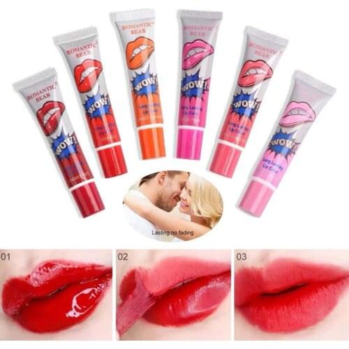 6 Colors Amazing Peel Off Liquid Lipstick Waterproof Long Lasting Lip Gloss Mask Moisturizer Lip Makeup Tear Pull Lip Lint