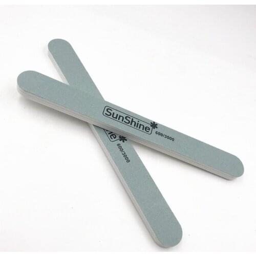 600/3000 Sunshine Nail Polish Sponge Buffer Soft Nail Art Files for Polishing Fingernails Pedicure Equipment Unit Manicure Set