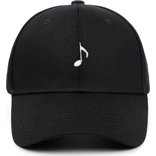Note baseball cap hip hop embroidered men dad hat hiphop snapack hat cotton kpop curved sunhat dropshipping