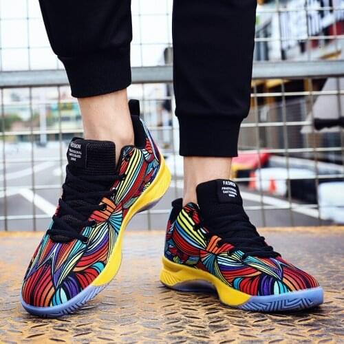 Brand Basketball Shoes Men Women High-top Sports Air Cushion Jordan Hombre Athletic Mens Shoes Comfortable Breathable Sneakers