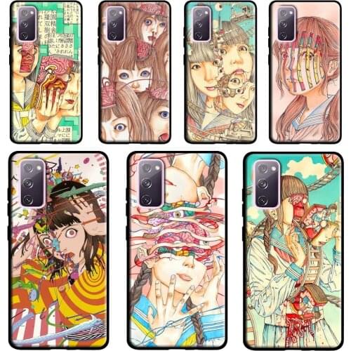 Shintaro kago Horror cartoons Case For Samsung Galaxy S10 S8 S9 Plus S10e Note 9 Note 10 Note 20 S21 Ultra S20 FE Cover