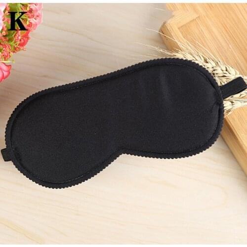 Black Eye Masks Fast Sleeping Eye Mask Eyeshade Cover Shade Patch Women Men Soft Portable Blindfold Travel Slaapmasker