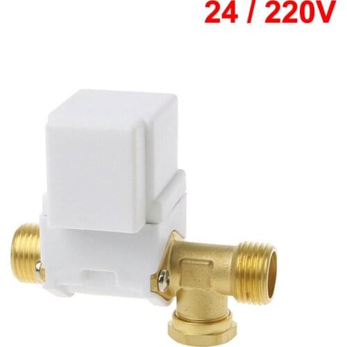 DC24V/AC220V Non-return Water Electric Solenoid Valve 1/2Inch Magnetic N/C Air Inlet Flow Switch Water pressure regulating valve