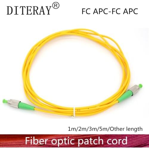FC/APC Fiber Optic Patch Cord Cable FC-FC 1/3/5/10/20/30M Jumper Single Mode Simplex 2.0mm Optical Fibra Optica FTTH