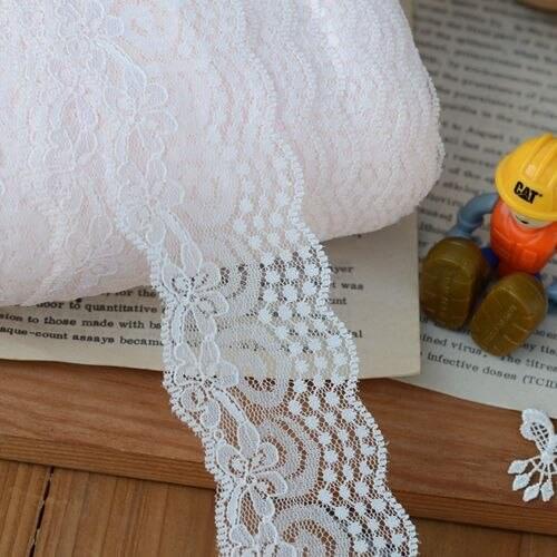 Hot sale Lace accessories Import fresh pink lace 4.3 cm wide d4301