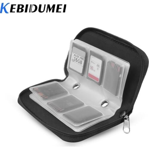 Kebidumei Colorful SDHC MMC CF For Memory Card Storage bag Carrying Pouch Box Holder Protector for Memory card Micro SD Card