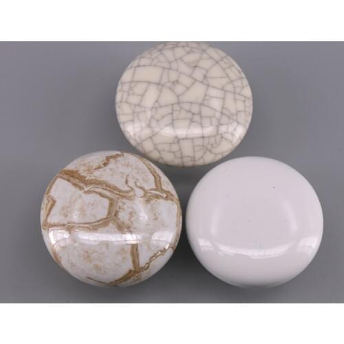 1PCS Dia 38mm Round Furniture Knobs Ceramic Drawer Knob Cabinet Pulls Cabinet Closet Cupboard Pull Handle Children Room Handle