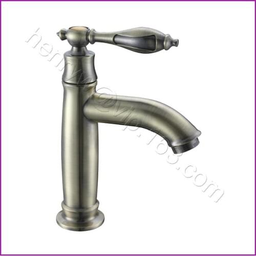 L15203 - Luxury Brass Material Bronze and Rose Color Cold Water Basin Faucet