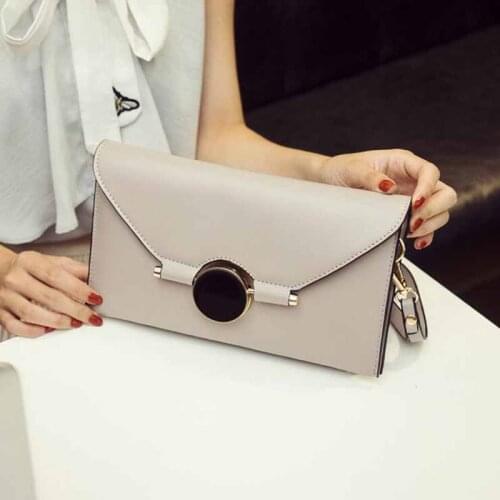 Fashion solid womens clutch bag leather women envelope bag clutch evening bag female Clutches Handbag Immediately shipping