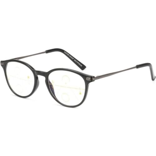 Anti Blue Light Reading Glasses Men Women Progressive Multifocal Near Far Sight Spectacles Hyperopia Eyewear +1.0 to +3.0 094B
