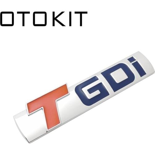 OTOKIT 3D Metal TGDI T GDI Logo Emblem Badge Car sticker Auto Accessories for Geely EMGRAND EC7 Maple ENGLON GLEAGL