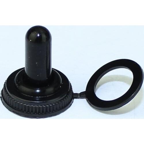 100PCS Switch Cap Rubber Waterproof Cover M12X0.75 Black Dust Cover For KN3C Medium Toggle Switch
