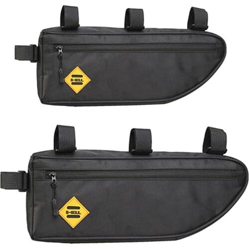 Bicycle Triangle Bag Front Frame Tube Bags Large Capacity Cycling Accessories
