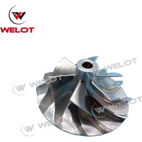 Turbo Kit Turbocharger Parts MFS Billet Turbo Compressor Wheel Milling for 53039880132 53039880139 53039880205 53039880168