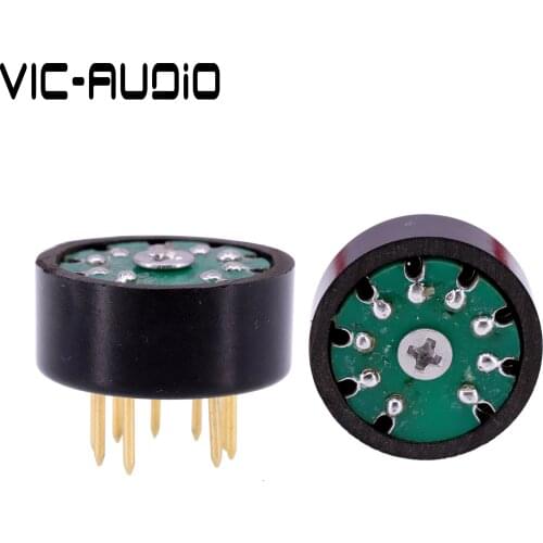 1PC 9PIN TO 9PIN Tube DIY Audio Vacuum Tube Adapter Socket Converter Soft foot valve conversion Vacuum Tube Amplifier DIY