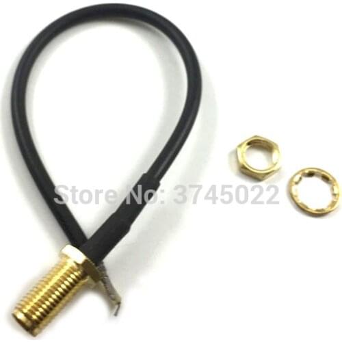 1pcs SMA Female Jack to Open End Connector 15cm RG174 Coaxial Cable Cord For Wireless Router