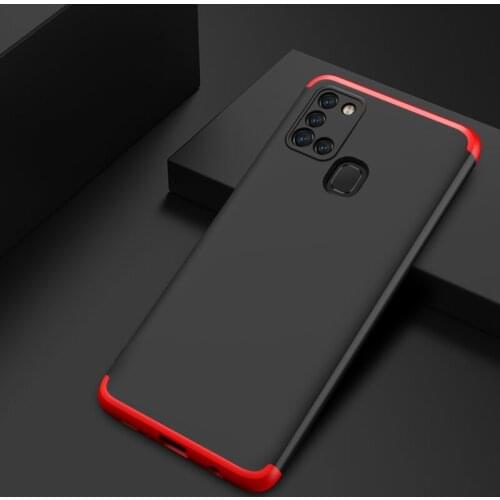 3 IN 1 Case For Samsung A21s Case 360 Full Protection Case Shockprrof Matte Cover for Samsung Galaxy A21s A 21s SM-A217F/DS 6.5
