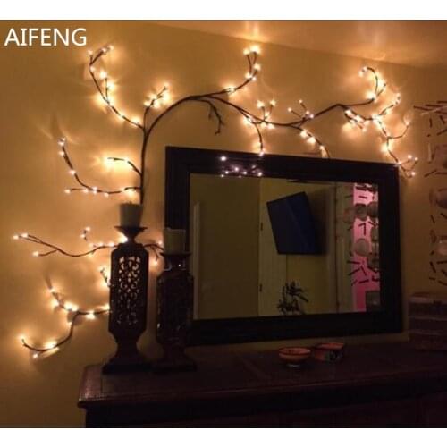 AIFENG diy Branch string lights for party globe led garland tree light room decor lights twinkle wedding decoration lights