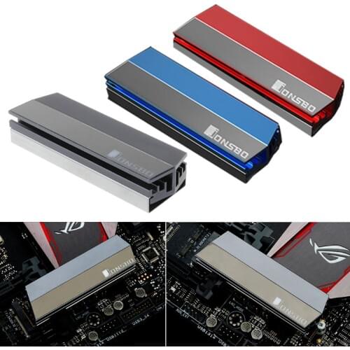 Aluminum Alloy M.2 SSD Heatsink Solid State Hard Disk Cooler Radiator Heat Thermal Dissipation Cooling Pads