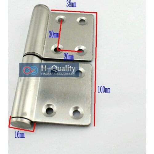 Free Shipping Wholesale 1PC/Blister 100MM Long Stainless Steel Flag Hinge, Lift Off Hinge, Door Hinge