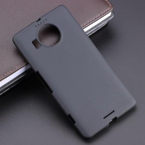 Black Gel TPU Slim Soft Anti Skiding Case Back Cover For Microsoft Nokia Lumia 950 XL 5.7 inch Mobile Phone Rubber silicone Bag