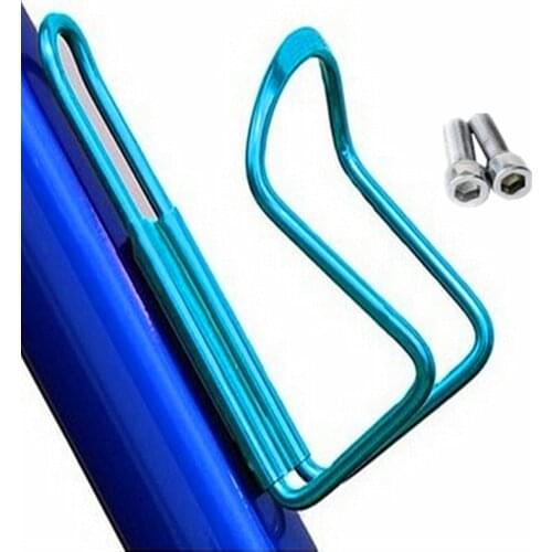 Aluminum Alloy Bicycle Cycling Bike Water Bottle Holder Cages Rack Mount for Mountain Road With Mounting Screws