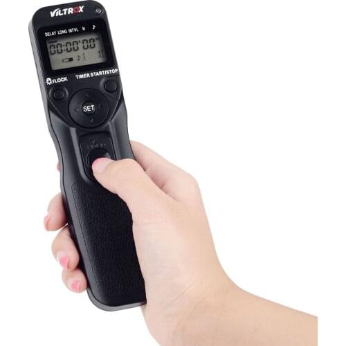 VILTROX Time Lapse Intervalometer Timer Remote Control Shutter with C3 Cable for Canon 1D 5D 5DII 5DIII 7D 10D 20D D30 40D 50D